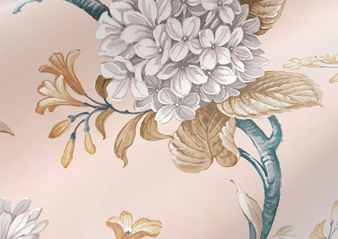 Bouquet Velvet, Soft Apricot - Made to Measure Curtain - Image 4